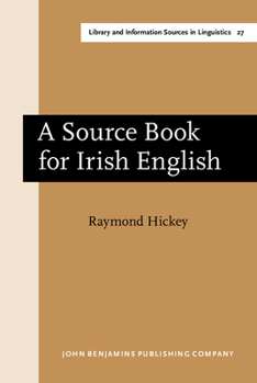 Hardcover A Source Book for Irish English Book