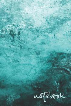Notebook: Brilliant Shades of Aqua Blue Paperback Cover