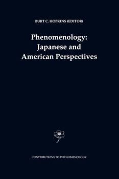 Paperback Phenomenology: Japanese and American Perspectives Book