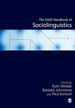 Paperback The SAGE Handbook of Sociolinguistics Book