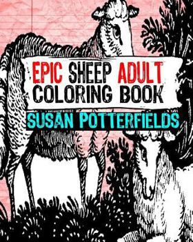 Paperback Epic Sheep Adult Coloring Book