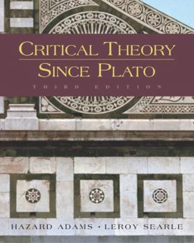 Hardcover Critical Theory Since Plato Book