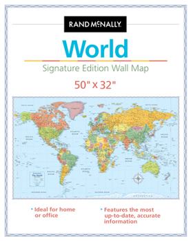 Loose Leaf Rand McNally Signature Edition World Wall Map: Folded Book