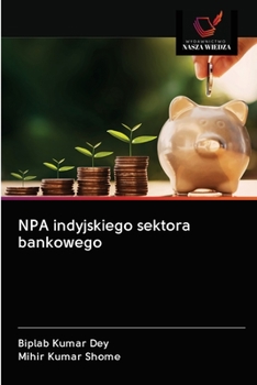 Paperback NPA indyjskiego sektora bankowego [Polish] Book