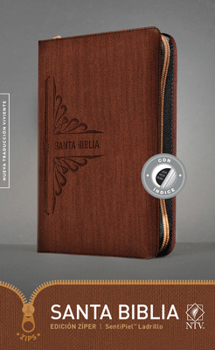 Imitation Leather Santa Biblia Ntv, Edición Zíper (Sentipiel, Ladrillo, Índice) [Spanish] Book