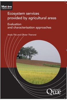 Paperback Ecosystem Services provided by agricultural areas: Evaluation and characterisation approaches Book