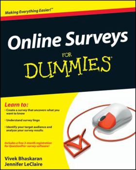 Paperback Online Surveys for Dummies Book