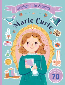 Paperback Sticker Life Stories Marie Curie Book