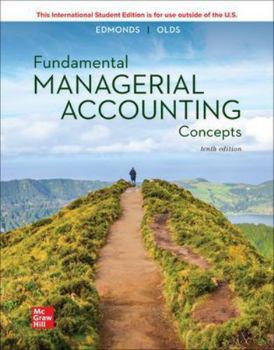 Paperback ISE Fundamental Managerial Accounting Concepts Book