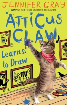 Paperback Atticus Claw Learns to Draw Book