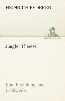 Paperback Jungfer Therese [German] Book