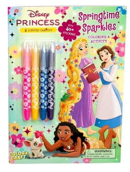 Paperback Disney Princess: Springtime Sparkles Book