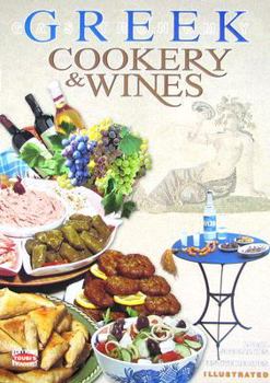 Paperback Greek Cookery & Wines Book