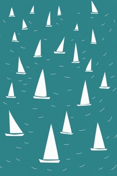 Paperback Notes: A Blank Dot Grid Notebook with Sailing Boat Cover Art Book