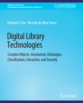 Paperback Digital Library Technologies Book