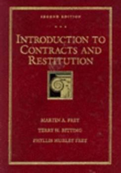 Hardcover Introduction to Contracts and Restitution Book