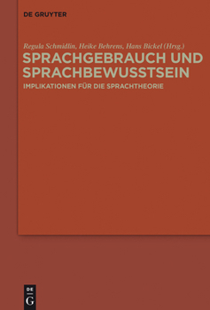 Hardcover Sprachgebrauch und Sprachbewusstsein [German] Book