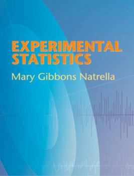 Paperback Experimental Statistics Book