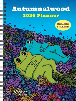 Home Autumnalwood 2026 Planner Calendar (Includes Stickers) Book