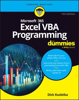 Paperback Microsoft 365 Excel VBA Programming for Dummies Book