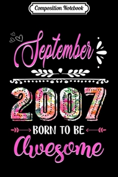 Composition Notebook: September 2017 s 2 Yrs Old 2nd Bday Gift For Him Her Journal/Notebook Blank Lined Ruled 6x9 100 Pages