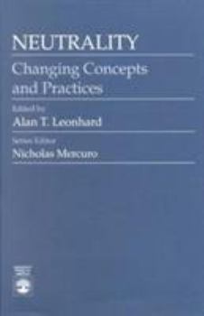 Paperback Neutrality: Changing Concepts and Practices Book