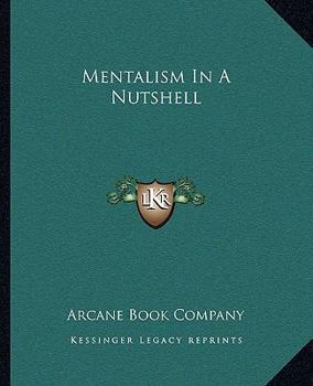 Paperback Mentalism In A Nutshell Book