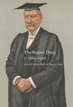 Hardcover The Benson Diary: I: 1885-1906; II: 1907-1925 Book