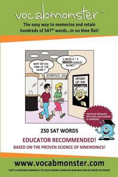 Paperback Vocabmonster - 250 SAT Words Book