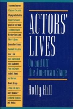 Paperback Actors' Lives: On and Off the American Stage Book