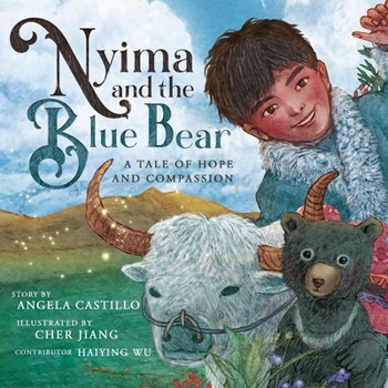 Paperback Nyima and the Blue Bear: A Tale of Hope and Compassion Book