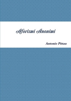 Paperback Aforismi Anonimi [Italian] Book