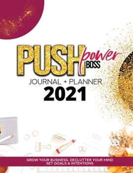 Paperback Push Power Boss Planner + Journal Book