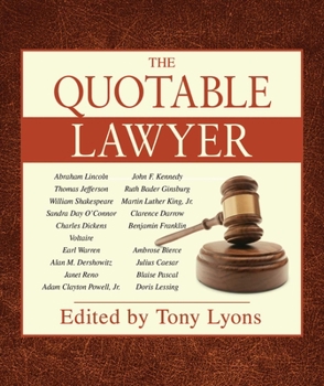 Hardcover The Quotable Lawyer Book