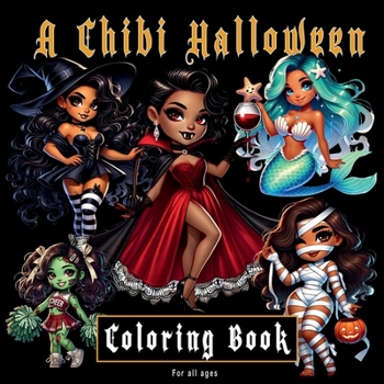 Paperback A Chibi Halloween - Coloring Book