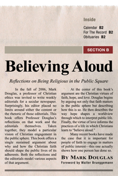 Paperback Believing Aloud Book