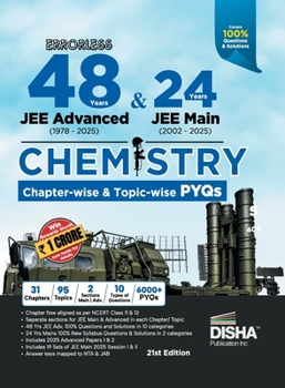 Disha Errorless 48 Years JEE Advanced (1978 - 2025) & 24 Year JEE Main (2002 - 2025) CHEMISTRY Chapter-wise & Topic-wise PYQs Book 21st Edition Solved Papers Question Bank in NCERT Flow for JEE 2026