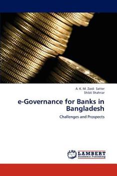 Paperback e-Governance for Banks in Bangladesh Book