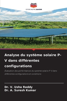 Paperback Analyse du système solaire P-V dans différentes configurations [French] Book