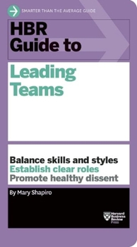 Paperback HBR Guide to Leading Teams Book