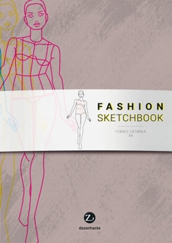Paperback Fashion Sketchbook [Portuguese] Book