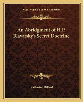 Paperback An Abridgment of H.P. Blavatsky's Secret Doctrine Book