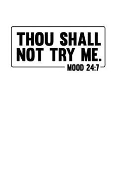 Notizbuch: Versuchung Meme Sarkasmus Genervt 24:7 Geschenke 120 Seiten, 6X9 (Ca. A5), Liniert (German Edition)