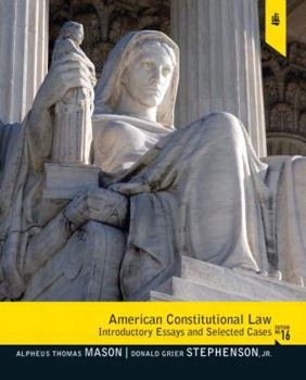 Paperback American Constitutional Law: Introductory Essays and Selected Cases Book