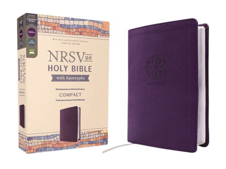Imitation Leather Nrsvue, Holy Bible with Apocrypha, Compact, Leathersoft, Purple, Comfort Print Book
