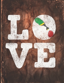 Love: Saint Kitts & Nevis Flag Cute Personalized Gift for Kittitian or Nevisian Friend  2020 Calendar Daily Weekly Monthly Planner Organizer