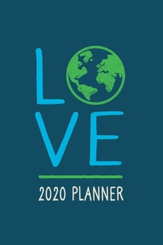 Paperback Mother Earth 2020 Year Planner & Journal: Daily, Weekly & Monthly Calendar Diary Book