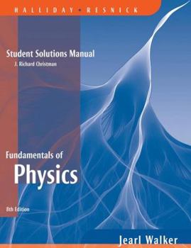 Paperback Student Solutions Manual for Fundamentals of Physics, 8e Book