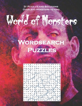 Paperback World of Monsters: Wordsearch Puzzles Book