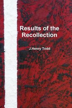 Paperback Results of the Recollection Book